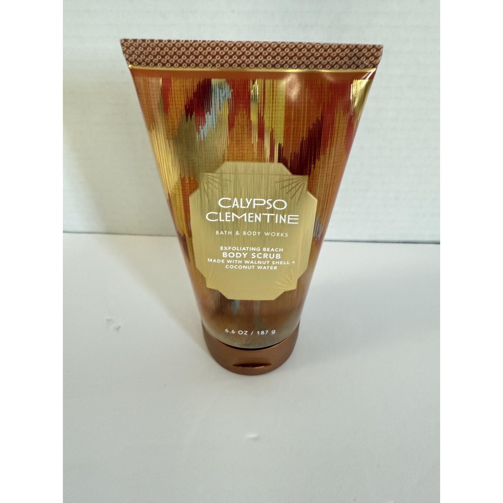 Bath & Body Works Calypso Clementine Exfoliating Body Scrub 6.6 oz Walnut Shell